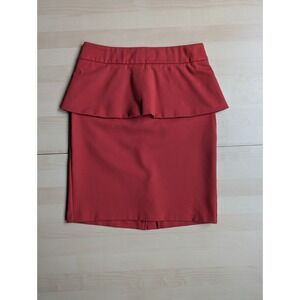 Cynthia Rowley Red Pencil Skirt